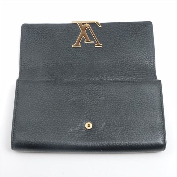 Louis Vuitton Taurillon Portefeuil Capucines Wallet Black - Picture 3 of 7